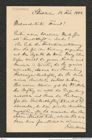 Nachlass Franz Steindachner, Brief von F. A. Smitt an Franz Steindachner (12.02.1884), Inv.Nr. 494.02, Seite 1